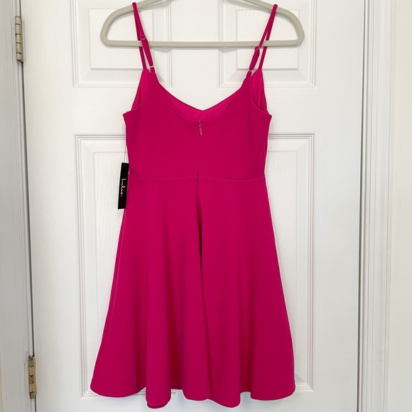 Lulus Do You Wanna Dance? Magenta Skater Dress - Picture 2 of 6